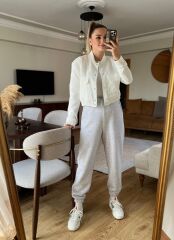 MARKA MODEL BOMBER CEKET BEYAZ