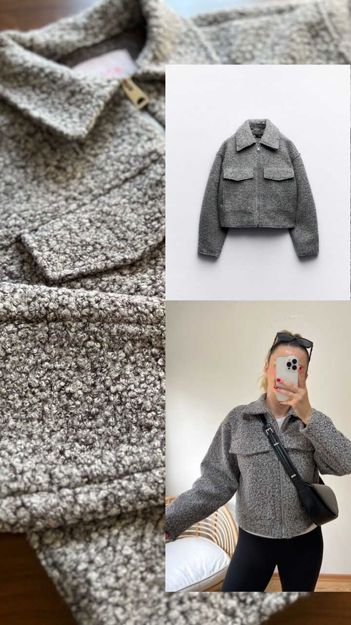 ORJİNAL MARKA MUADİLİ BUKLET KUMAŞ CEKET GRİ