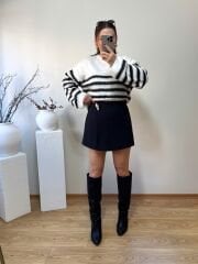 ZARA MODEL ŞORT ETEK SİYAH