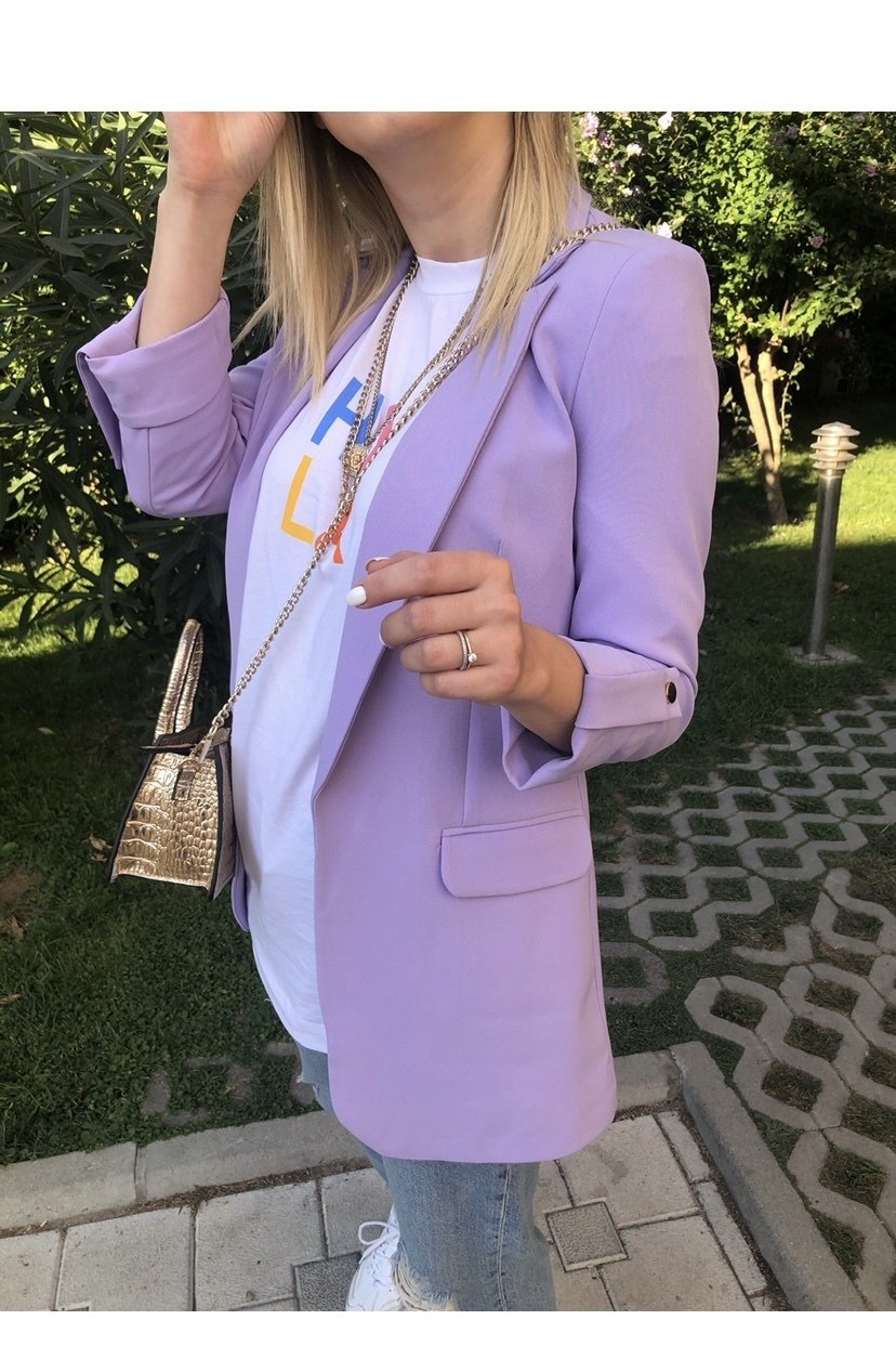 LİLA BLAZER CEKET