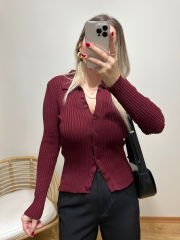 BORDO TRİKO HIRKA