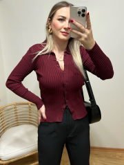 BORDO TRİKO HIRKA