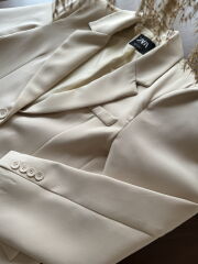 ORJİNAL MARKA BLAZER CEKET BEJ