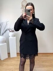 DANTEL DETAYLI BLAZER CEKET ELBİSE