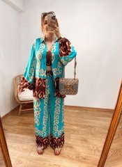 ORJİNAL MARKA MODEL VİSKON KUMAŞ KOLLARI LASTİKLİ GÖMLEK TAKIM
