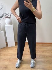 MODAL KUMAŞ TAKIM ANTRASİT SİYAH