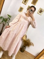 PEMBE FİSTO ELBİSE