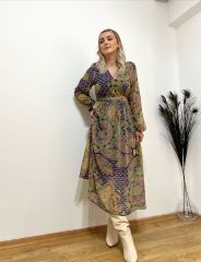 ORJİNAL MARKA İÇİ ASTARLI YUMUŞACIK ŞİFON ELBİSE