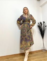 ORJİNAL MARKA İÇİ ASTARLI YUMUŞACIK ŞİFON ELBİSE