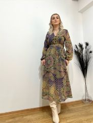 ORJİNAL MARKA İÇİ ASTARLI YUMUŞACIK ŞİFON ELBİSE