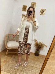 ORJİNAL MODEL BELİ LASTİKLİ VE  İÇİ ASTARLI YÜKSEK BEL KALEM ETEK