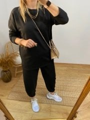 SİYAH ŞALVAR MODEL İKİ İPLİK TAKIM