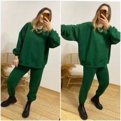 PAMUKLU VİNTAGE TAKIM YEŞİL