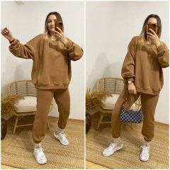 PAMUKLU VİNTAGE TAKIM TABA RENK