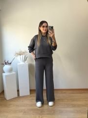 OYSHO EKSTRA YUMUŞAK YÜKSEK BEL TAKIM GRİ