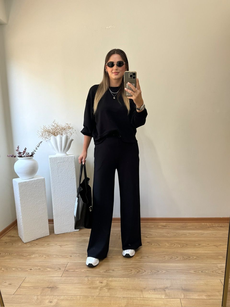 OYSHO EKSTRA YUMUŞAK TAKIM SİYAH