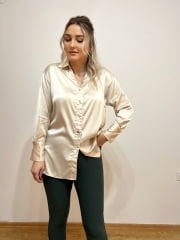 İPEK SATEN VİZON GÖMLEK