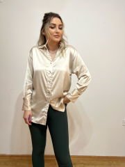 İPEK SATEN VİZON GÖMLEK