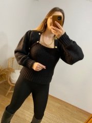 GOLD DÜĞME DETAYLI ORJ MARKA KAZAK