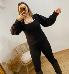 GOLD DÜĞME DETAYLI ORJ MARKA KAZAK