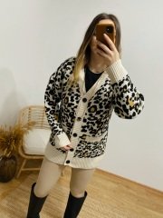 LEOPAR DESENLİ HIRKA