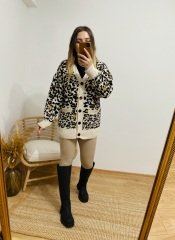 LEOPAR DESENLİ HIRKA