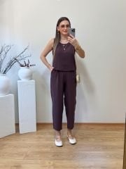 TENSEL KUMAŞ İKİLİ TAKIM MÜRDÜM