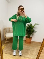 AEROBİN KUMAŞ YEŞİL RAHAT TAKIM
