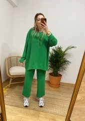AEROBİN KUMAŞ YEŞİL RAHAT TAKIM