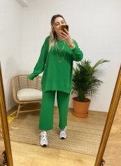 AEROBİN KUMAŞ YEŞİL RAHAT TAKIM