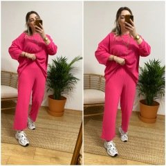 AEROBİN  KUMAŞ PEMBE RAHAT TAKIM