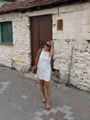 İÇİ ASTARLI FİSTO ELBİSE